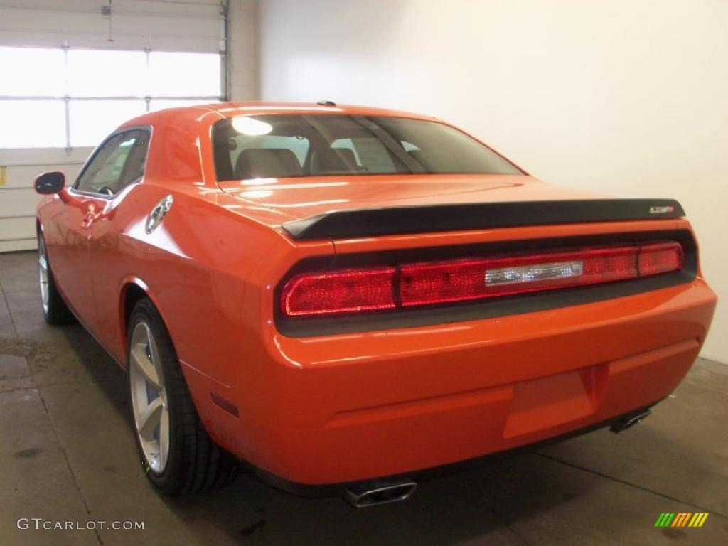 2010 Challenger SRT8 - HEMI Orange / Dark Slate Gray photo #13