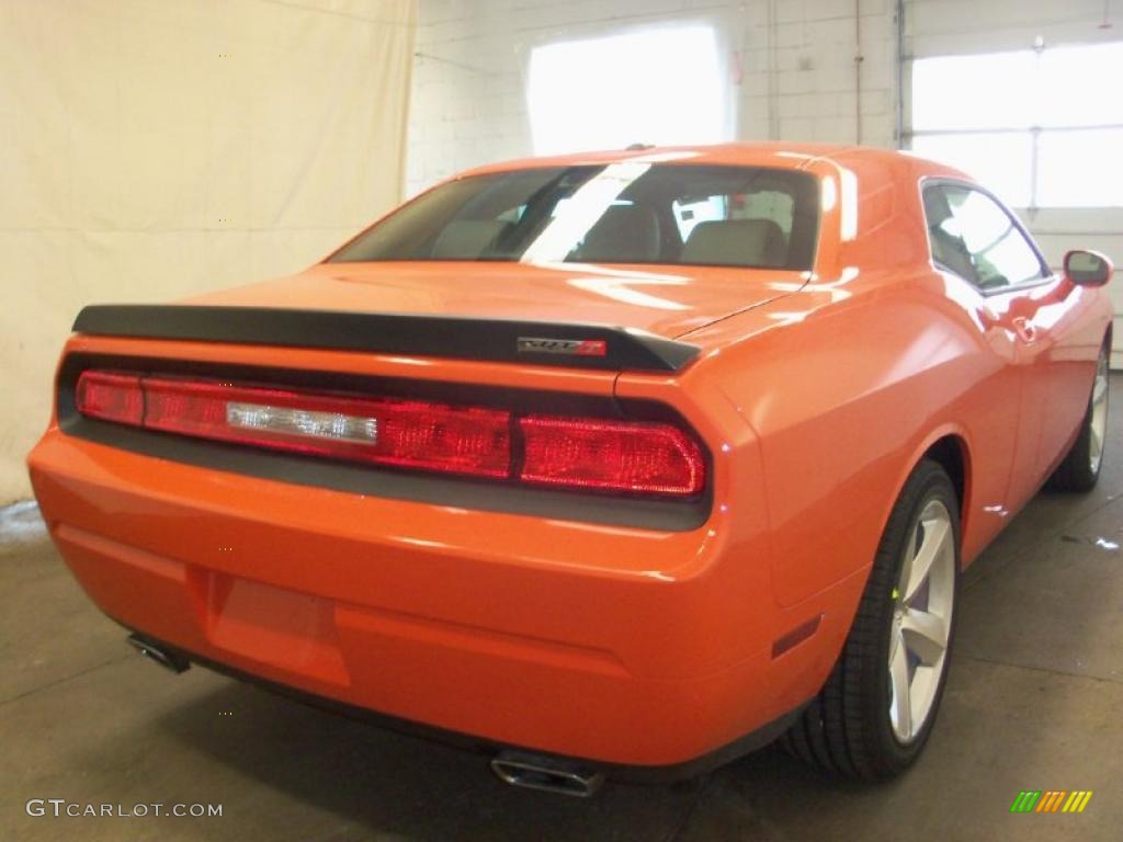 2010 Challenger SRT8 - HEMI Orange / Dark Slate Gray photo #15