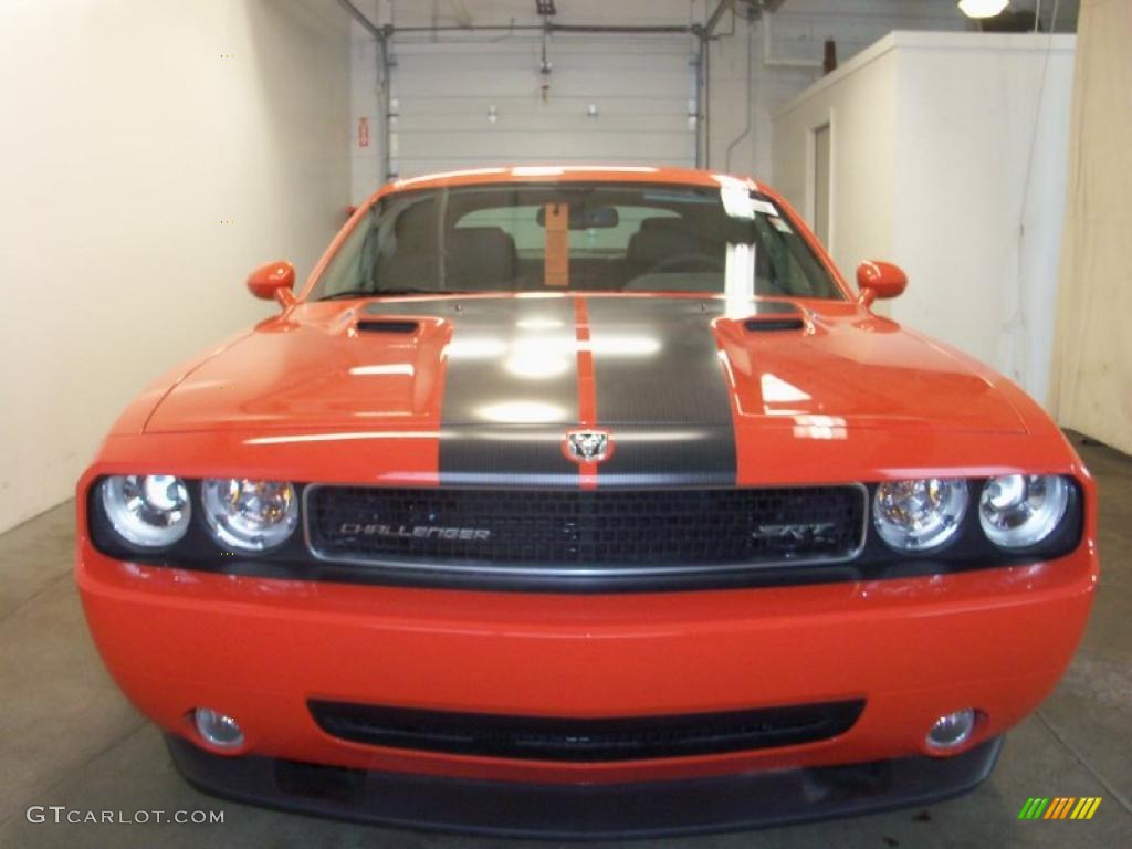 2010 Challenger SRT8 - HEMI Orange / Dark Slate Gray photo #17