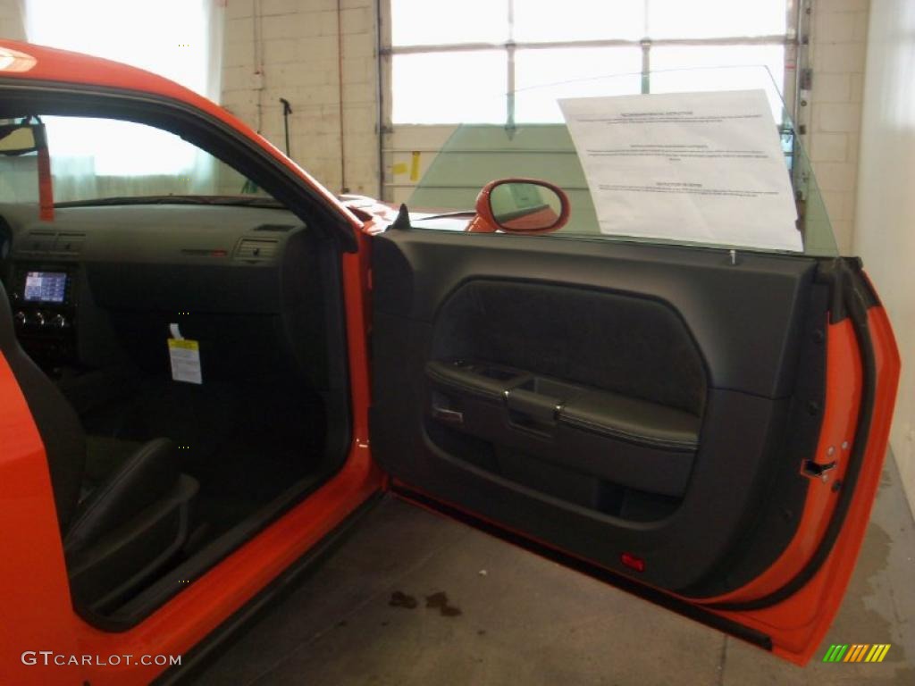 2010 Challenger SRT8 - HEMI Orange / Dark Slate Gray photo #25