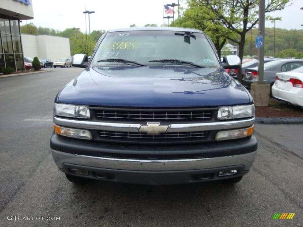 2000 Silverado 1500 Z71 Extended Cab 4x4 - Indigo Blue Metallic / Graphite photo #6