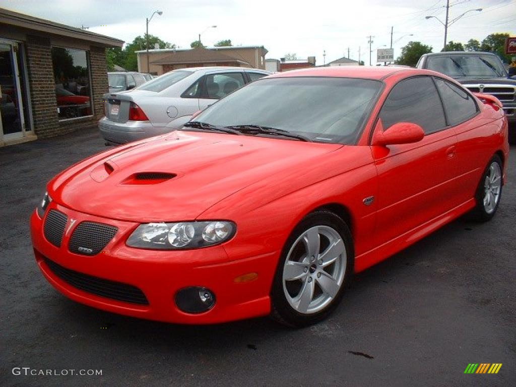 2005 GTO Coupe - Torrid Red / Black photo #1