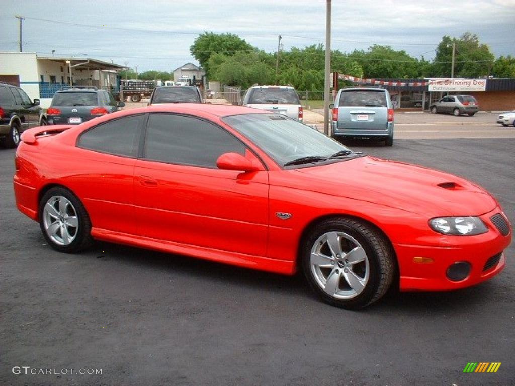 2005 GTO Coupe - Torrid Red / Black photo #3