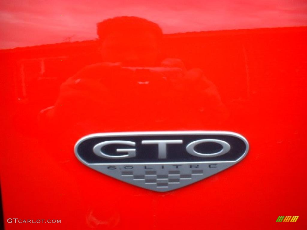 2005 GTO Coupe - Torrid Red / Black photo #4