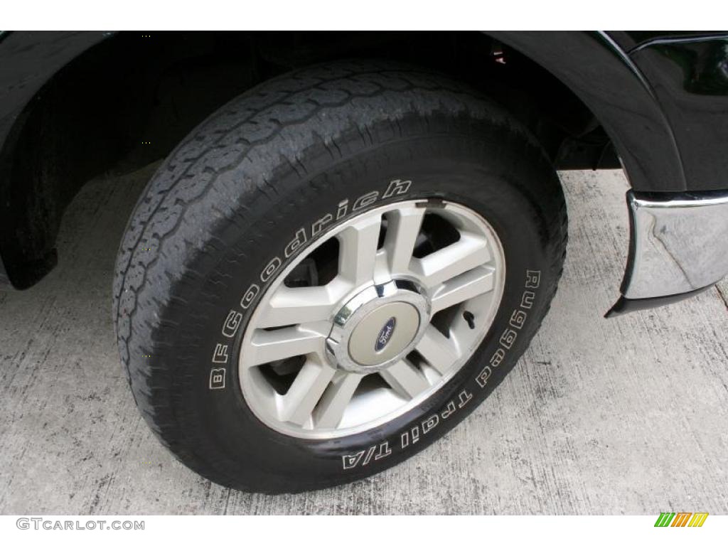 2004 F150 Lariat SuperCrew 4x4 - Black / Black photo #30