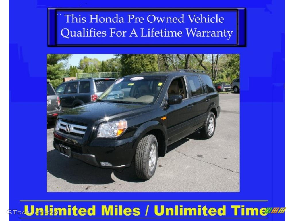 2007 Formal Black Honda Pilot EXL