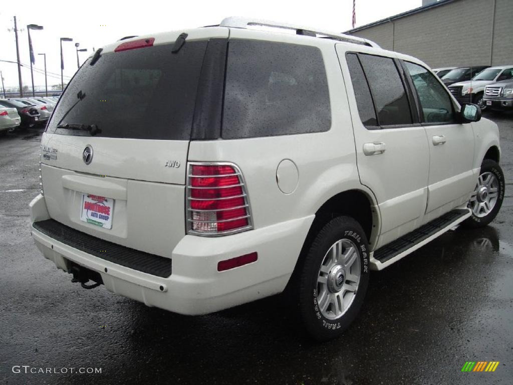 2003 Mountaineer Premier AWD - Ceramic White Tri-Coat / Medium Dark Parchment photo #5