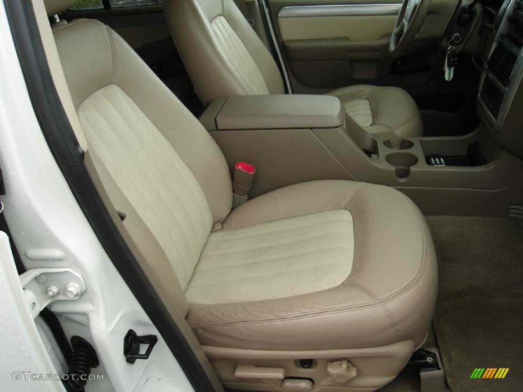 2003 Mountaineer Premier AWD - Ceramic White Tri-Coat / Medium Dark Parchment photo #16