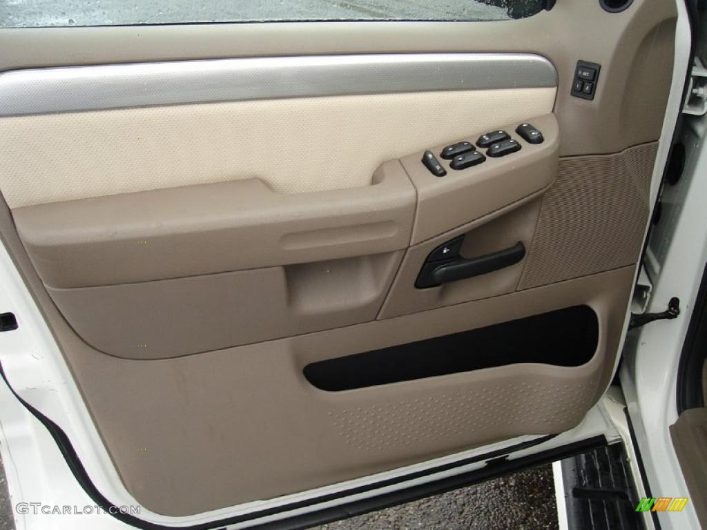 2003 Mountaineer Premier AWD - Ceramic White Tri-Coat / Medium Dark Parchment photo #27