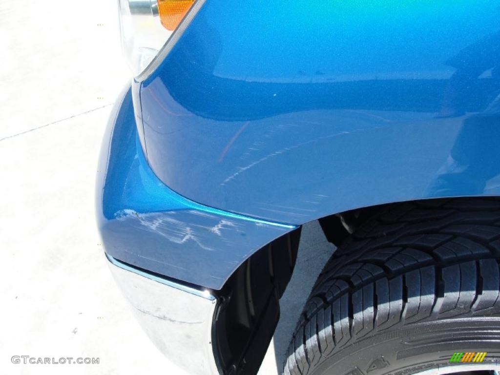 2007 Tundra Texas Edition Double Cab 4x4 - Blue Streak Metallic / Graphite Gray photo #12