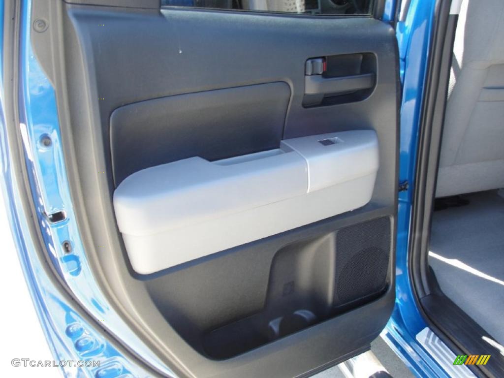 2007 Tundra Texas Edition Double Cab 4x4 - Blue Streak Metallic / Graphite Gray photo #33