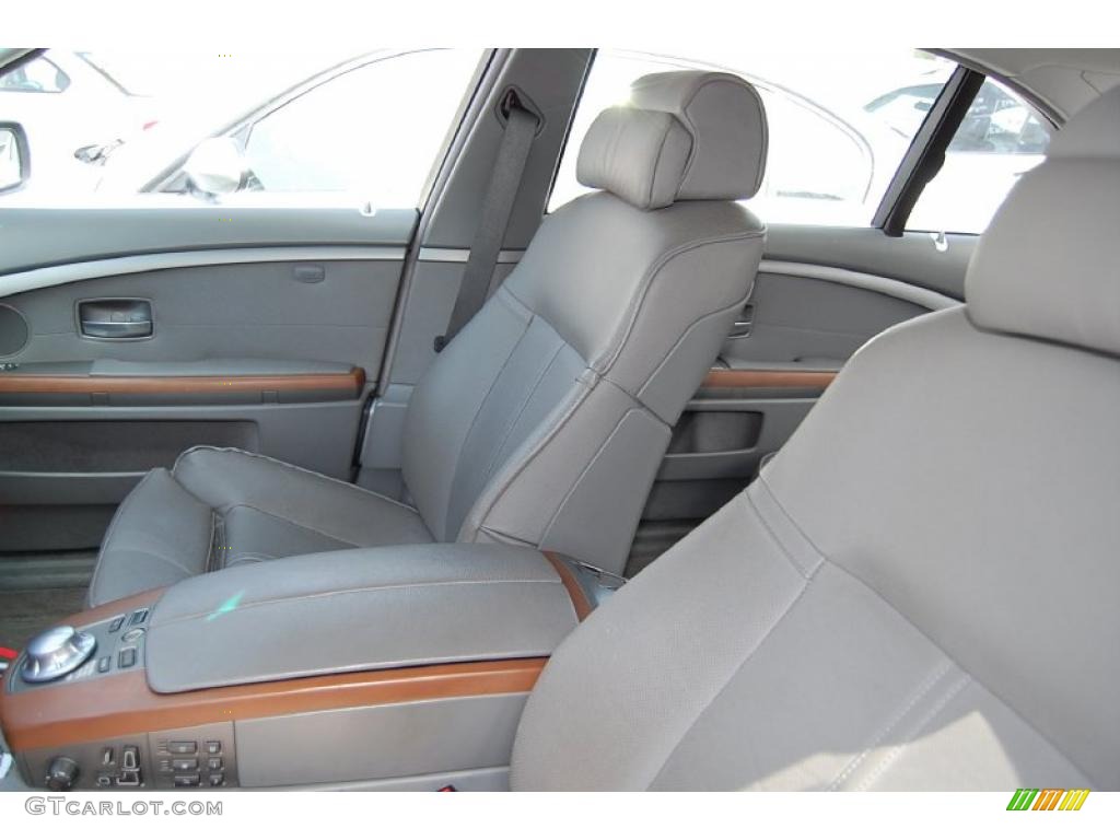 2004 7 Series 745Li Sedan - Titanium Grey Metallic / Basalt Grey/Flannel Grey photo #5