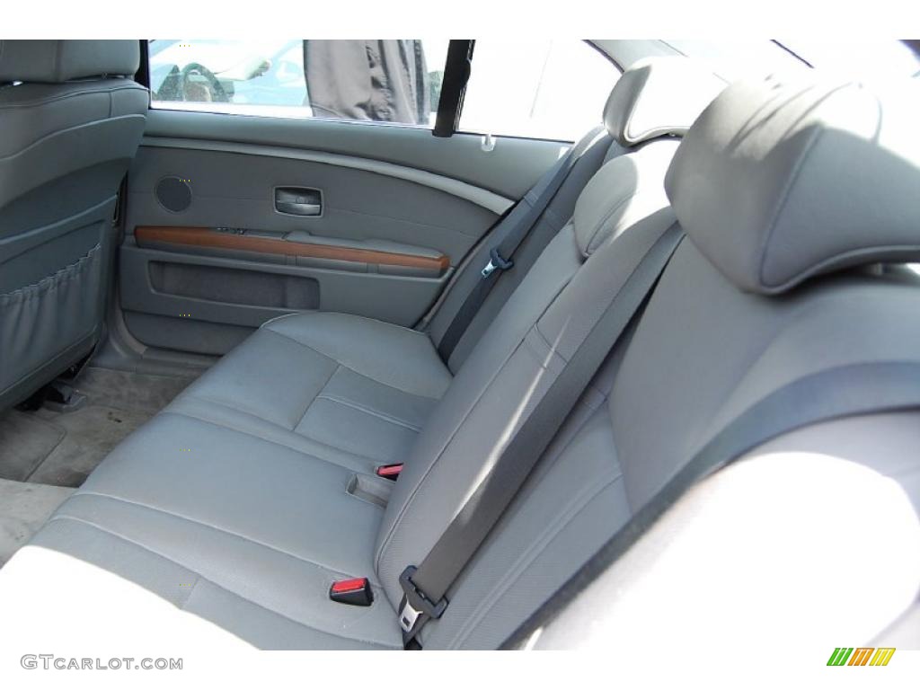 2004 7 Series 745Li Sedan - Titanium Grey Metallic / Basalt Grey/Flannel Grey photo #6