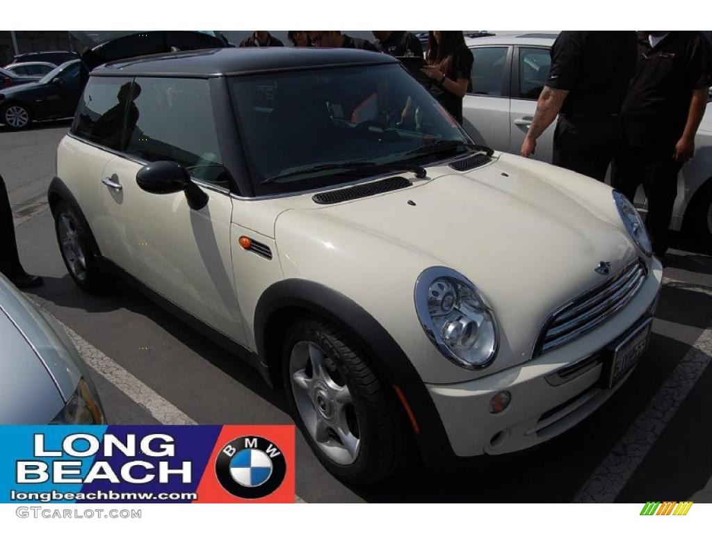 2005 Cooper Hardtop - Pepper White / Panther Black photo #1