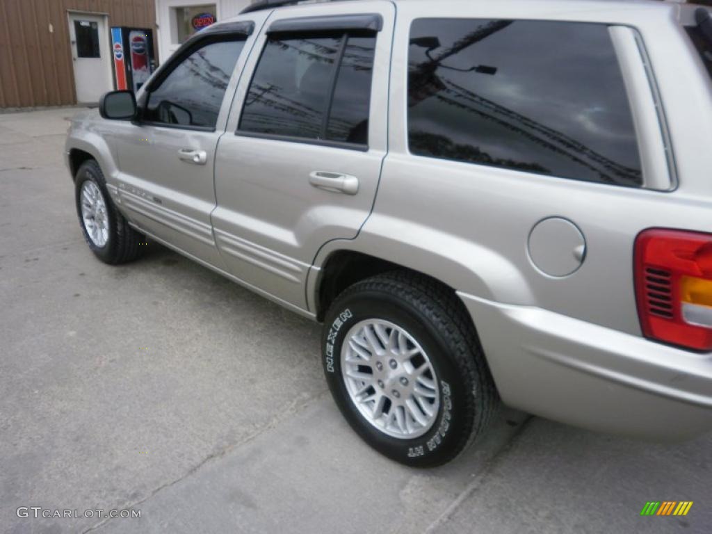 2003 Grand Cherokee Limited 4x4 - Light Pewter Metallic / Sandstone photo #7
