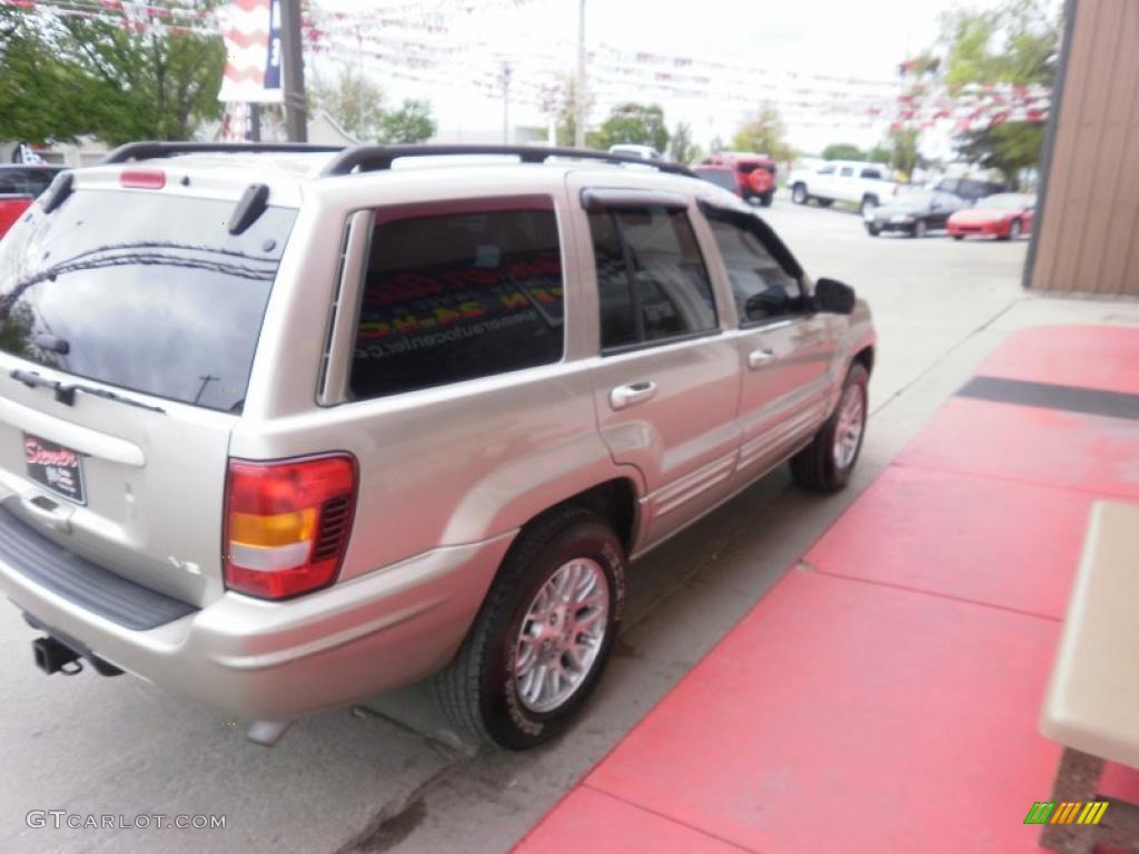 2003 Grand Cherokee Limited 4x4 - Light Pewter Metallic / Sandstone photo #9