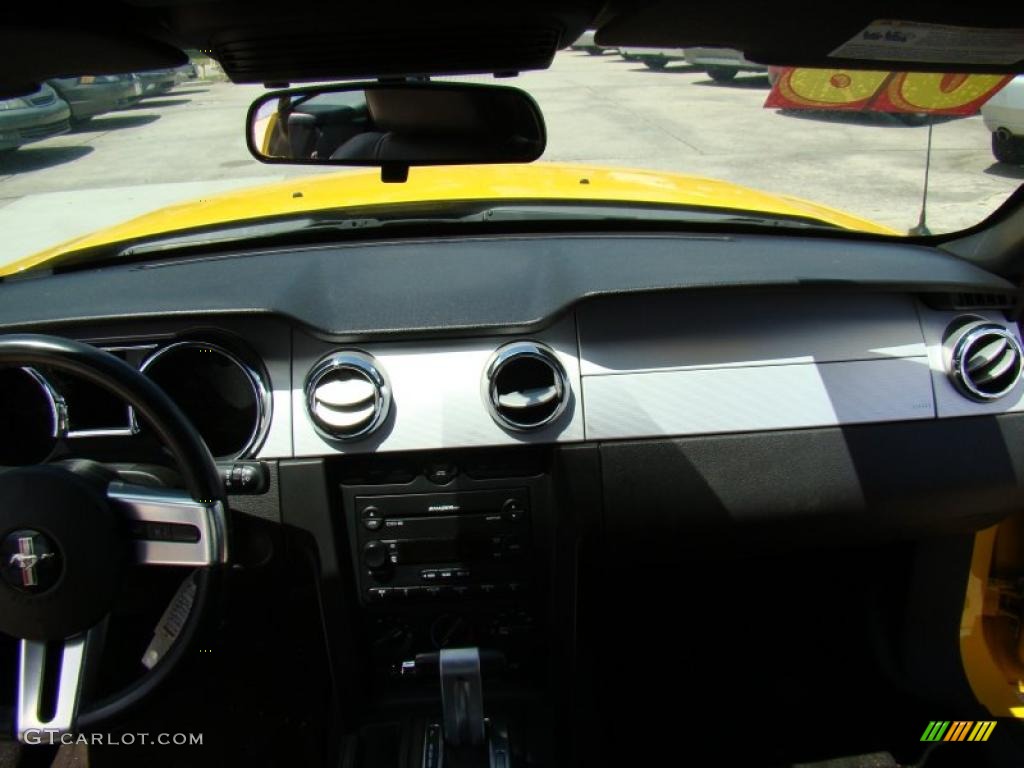 2006 Mustang GT Premium Convertible - Screaming Yellow / Dark Charcoal photo #15