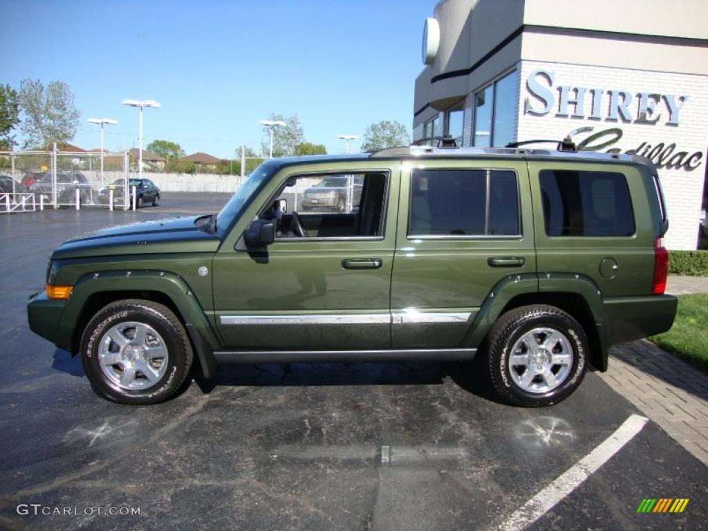 2006 Commander Limited 4x4 - Jeep Green Metallic / Khaki photo #7