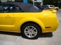 2006 Screaming Yellow Ford Mustang GT Premium Convertible  photo #32
