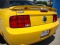 2006 Screaming Yellow Ford Mustang GT Premium Convertible  photo #35