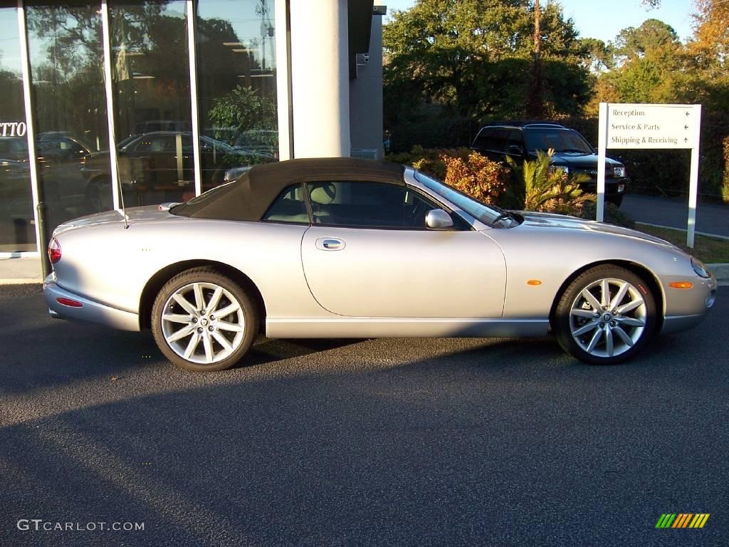 2006 XK XK8 Convertible - Satin Silver Metallic / Ivory photo #1