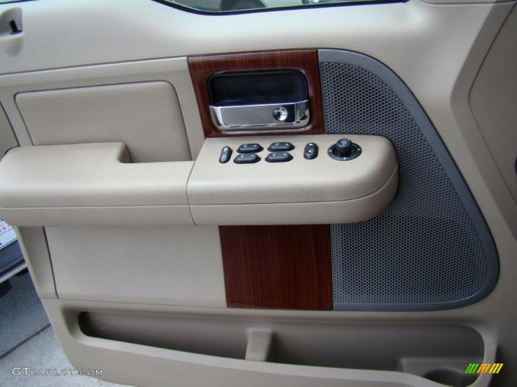 2005 F150 Lariat SuperCrew 4x4 - Aspen Green Metallic / Tan photo #19