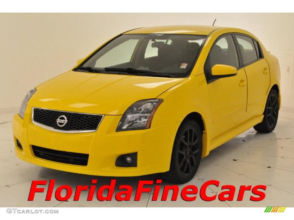 Solar Yellow Nissan Sentra