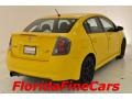 2008 Solar Yellow Nissan Sentra SE-R  photo #2