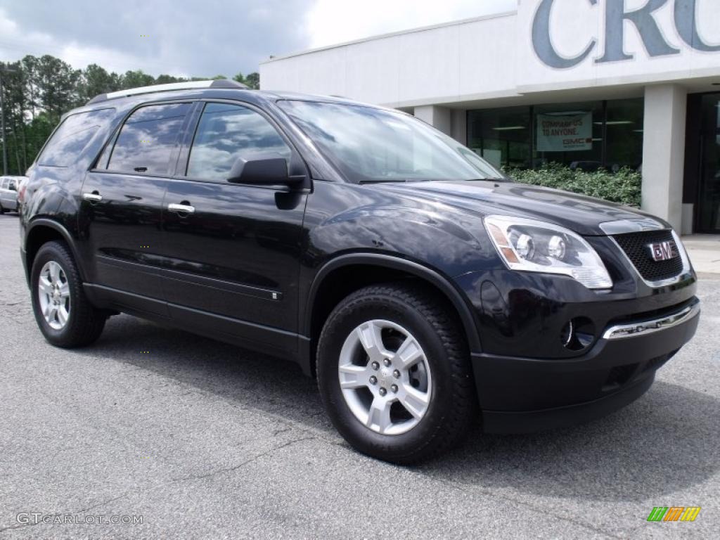 2010 Acadia SL - Carbon Black Metallic / Ebony photo #2