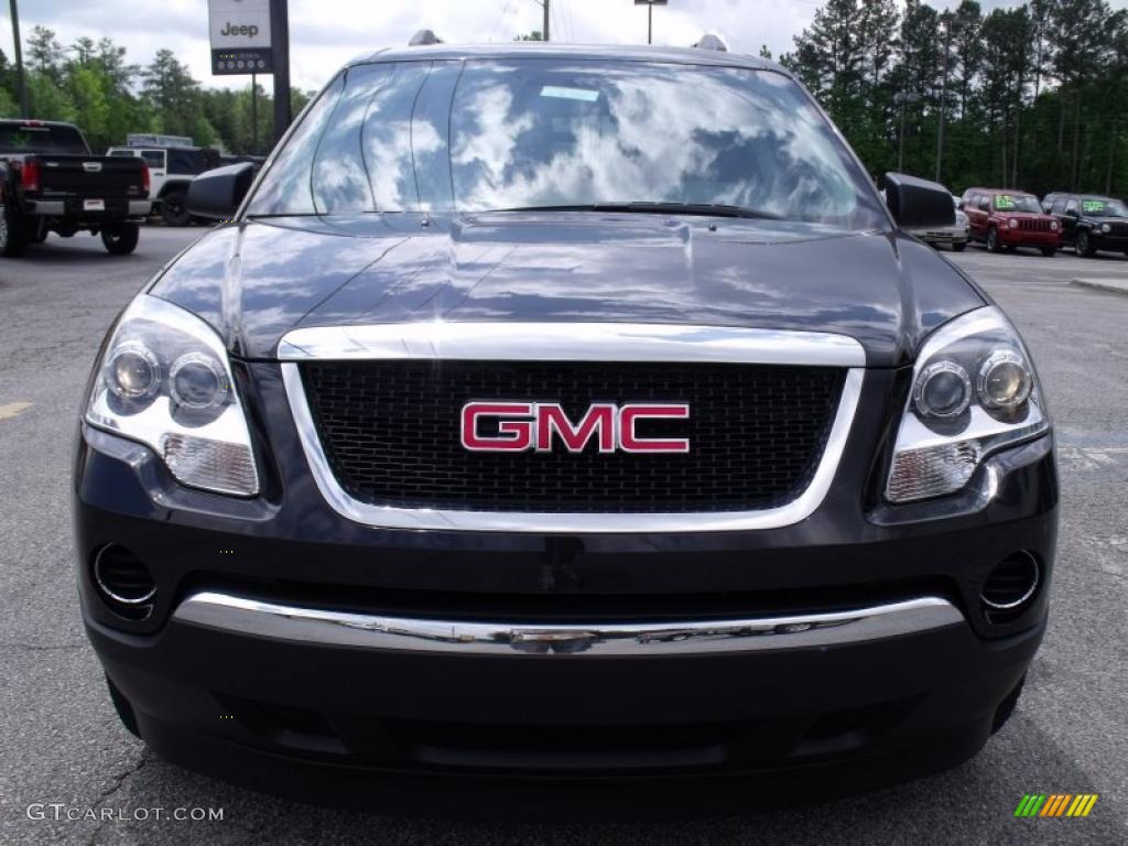 2010 Acadia SL - Carbon Black Metallic / Ebony photo #3