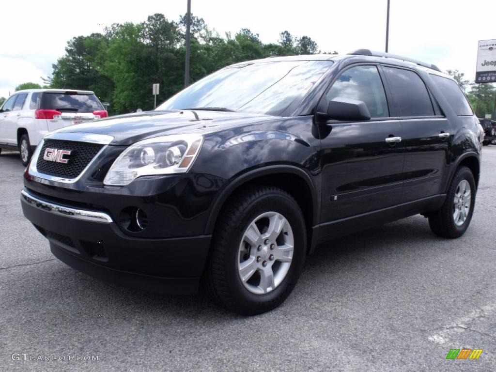 2010 Acadia SL - Carbon Black Metallic / Ebony photo #4