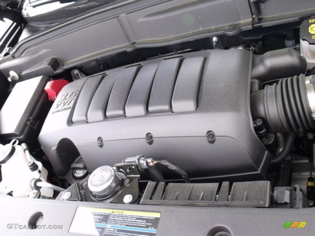 2010 Acadia SL - Carbon Black Metallic / Ebony photo #10