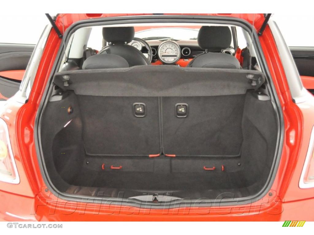 2007 Cooper S Hardtop - Chili Red / Rooster Red/Carbon Black photo #10