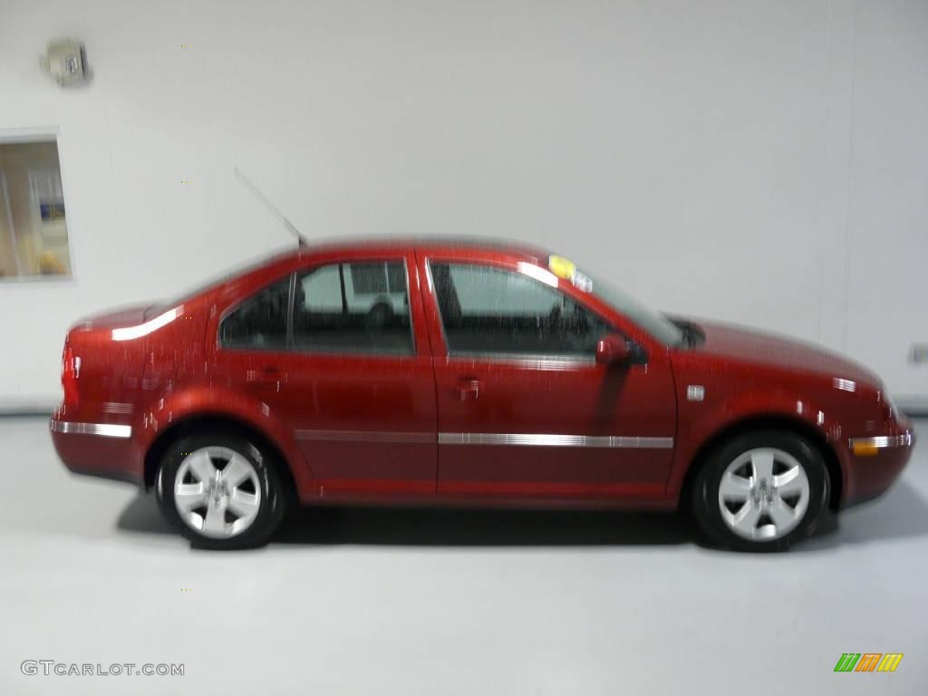 2005 Jetta GLS TDI Sedan - Spice Red Metallic / Black photo #2
