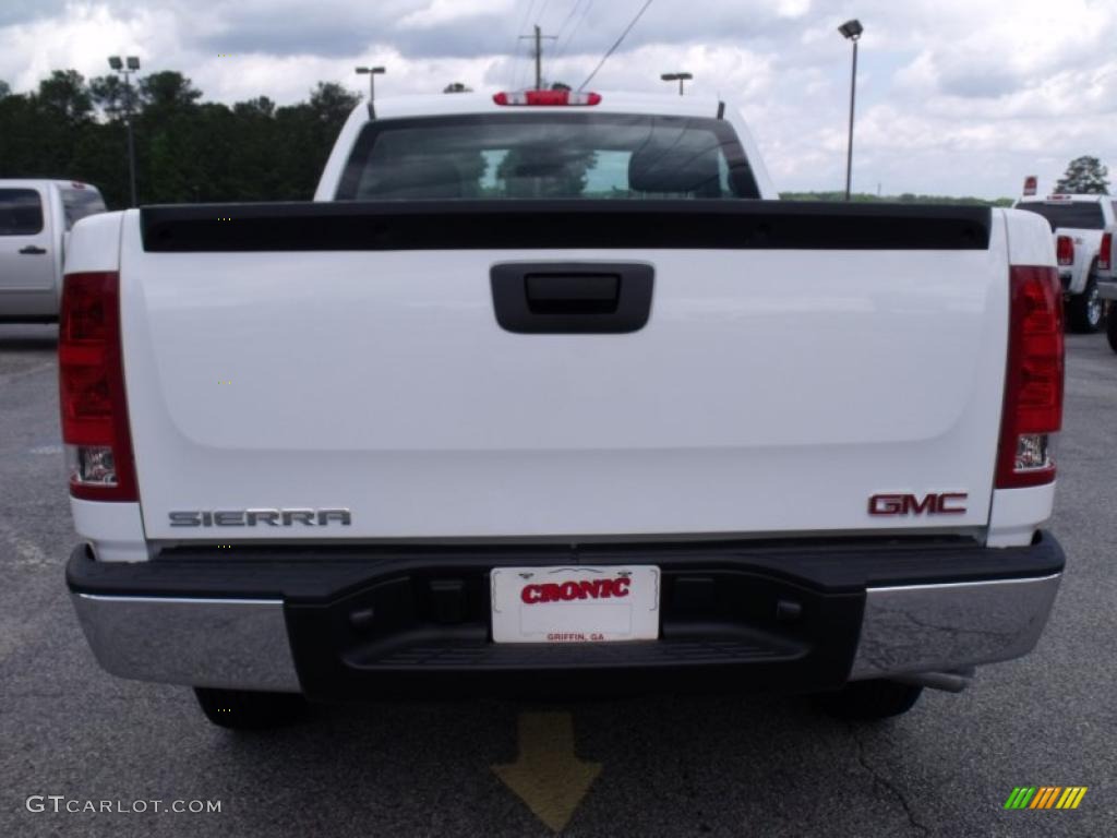 2010 Sierra 1500 Regular Cab - Summit White / Dark Titanium photo #7