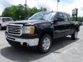 2010 Onyx Black GMC Sierra 1500 SLE Extended Cab 4x4  photo #4