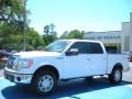 2010 Oxford White Ford F150 Lariat SuperCrew 4x4  photo #1