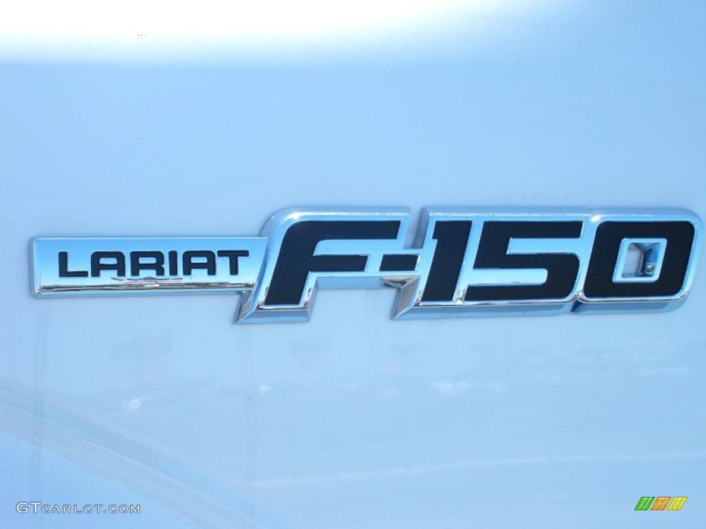 2010 F150 Lariat SuperCrew 4x4 - Oxford White / Tan photo #4
