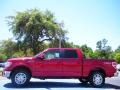 2010 Red Candy Metallic Ford F150 Lariat SuperCrew 4x4  photo #2