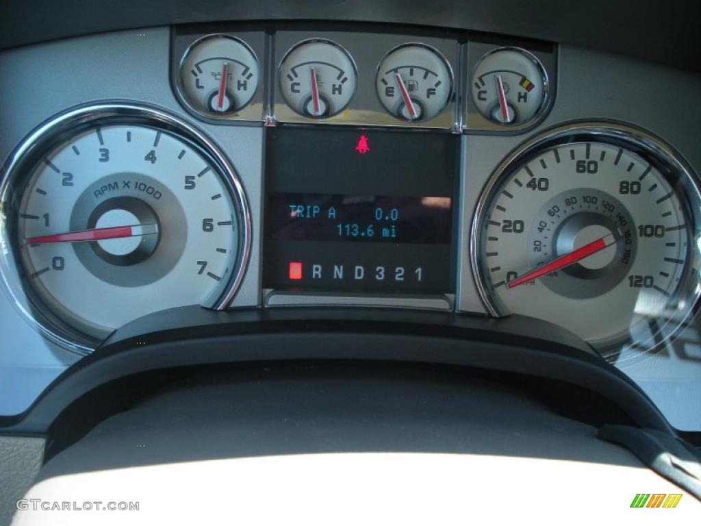 2010 F150 Lariat SuperCrew 4x4 - Red Candy Metallic / Tan photo #8