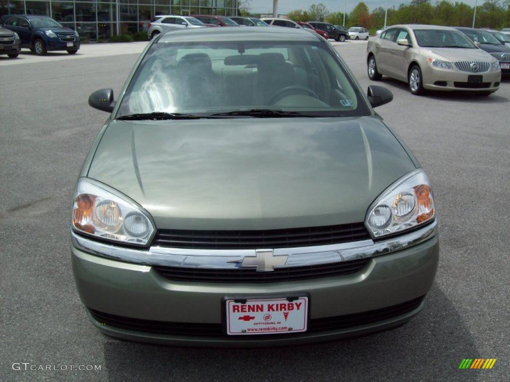 2005 Malibu LS V6 Sedan - Silver Green Metallic / Neutral Beige photo #16