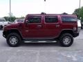 2005 Red Metallic Hummer H2 SUV  photo #5