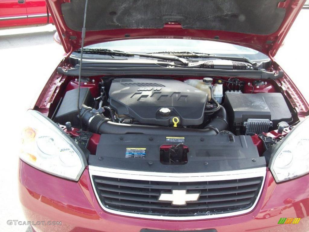2007 Malibu LT V6 Sedan - Sport Red Metallic / Titanium Gray photo #15