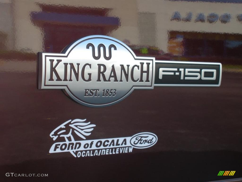 2008 F150 King Ranch SuperCrew - Redfire Metallic / Tan/Castaño Leather photo #9