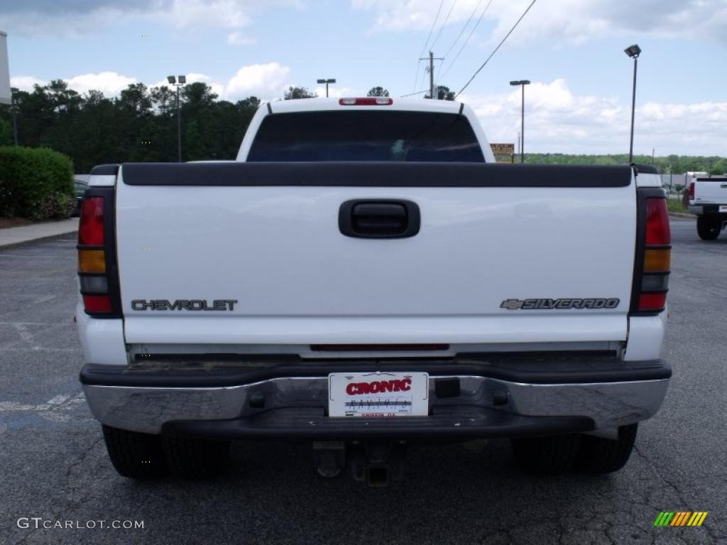 2005 Silverado 3500 LT Crew Cab 4x4 Dually - Summit White / Dark Charcoal photo #7