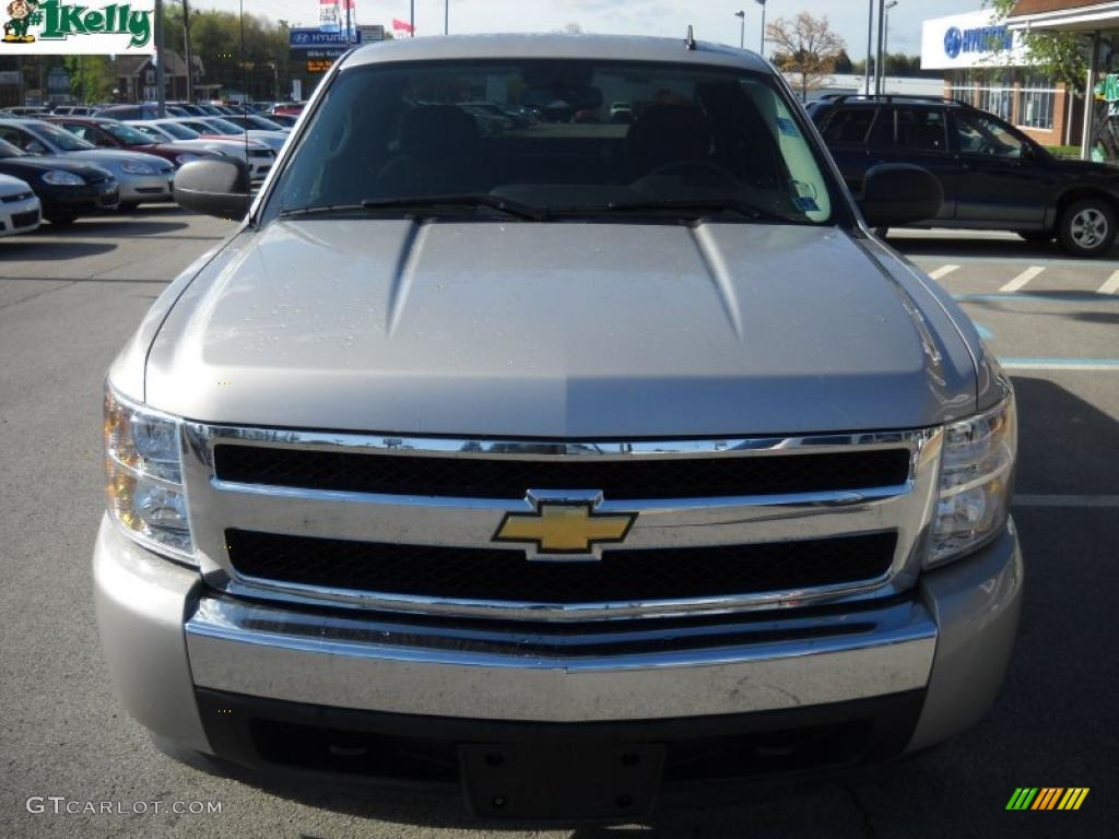 2008 Silverado 1500 LT Extended Cab 4x4 - Silver Birch Metallic / Ebony photo #15