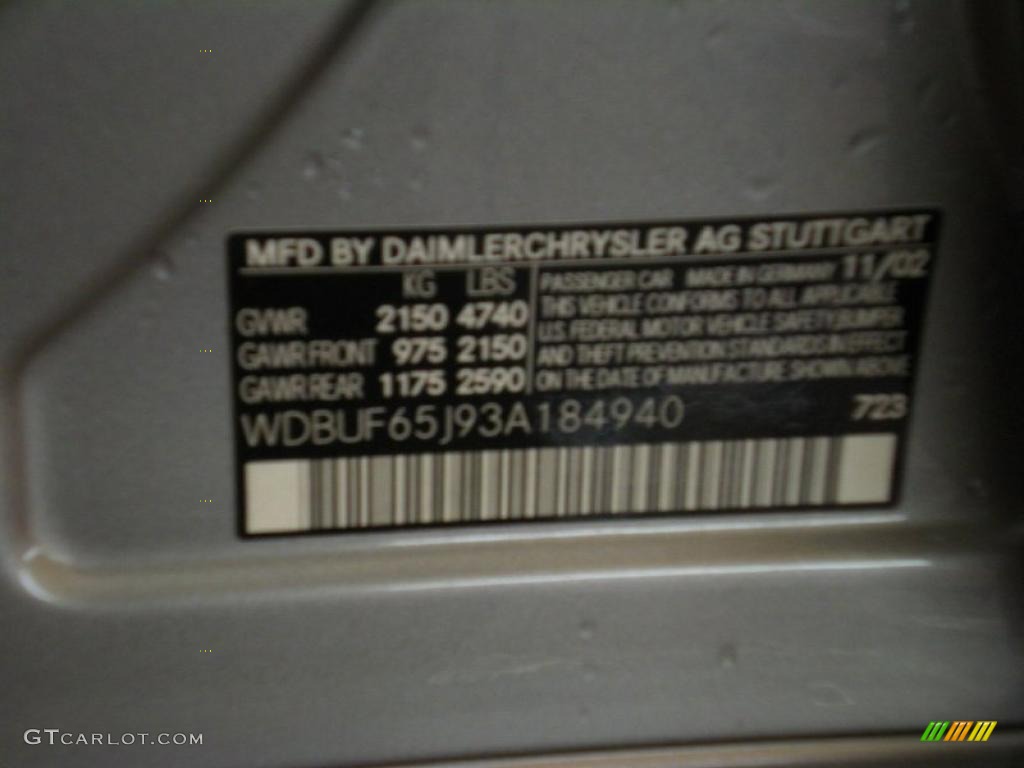 2003 E 320 Sedan - Desert Silver Metallic / Charcoal photo #9