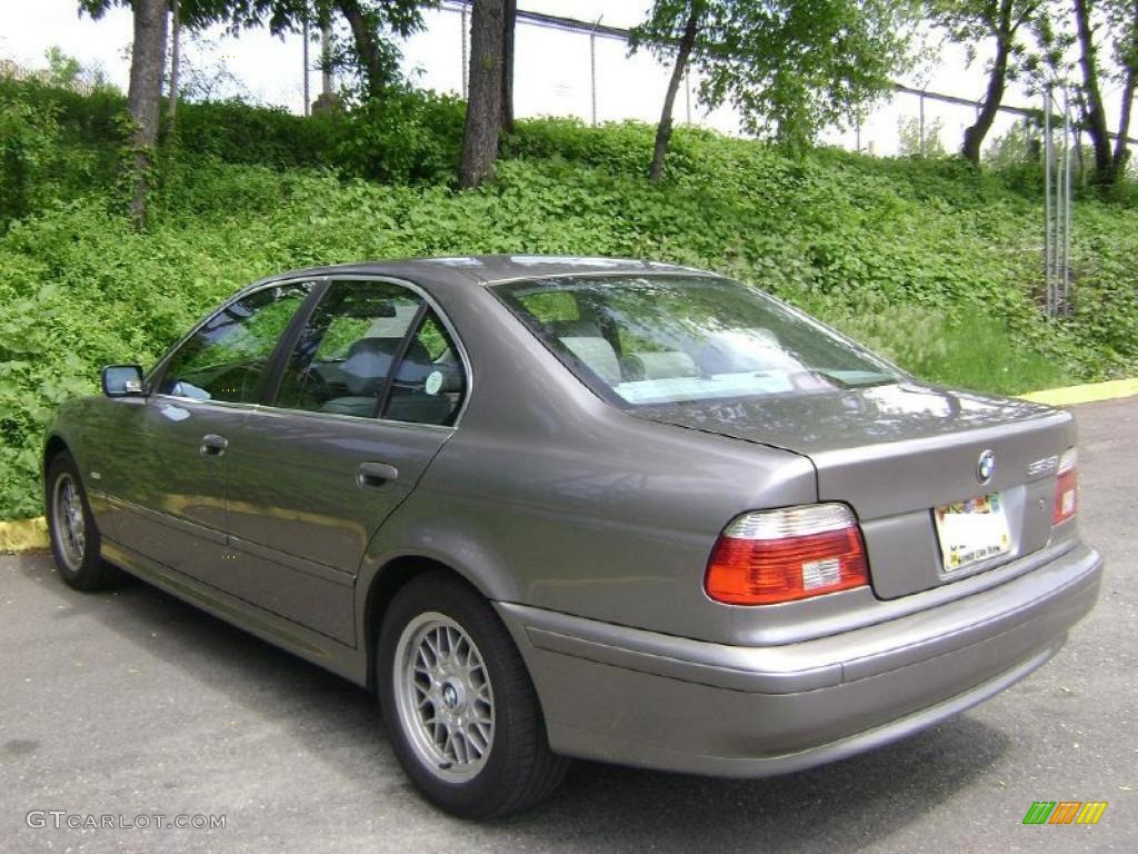 2002 5 Series 525i Sedan - Sterling Grey Metallic / Grey photo #1