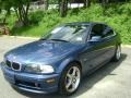 2002 Topaz Blue Metallic BMW 3 Series 325i Coupe  photo #4