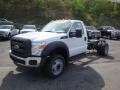 2011 Oxford White Ford F450 Super Duty XL Regular Cab 4x4 Chassis  photo #10